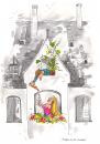 Cartoon: Humour-vin-amour (small) by Marlene Pohle tagged le vin