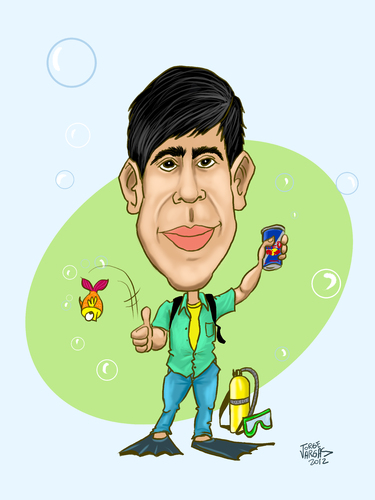 Cartoon: Caricatura 1 (medium) by Jorge Vargas tagged caricatura,cartoon,caicature