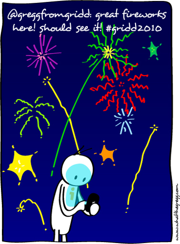 Cartoon: Happy 2010! (medium) by Gregg from GriDD tagged 2010