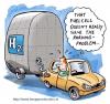 Cartoon: Fuel cell (small) by illustrator tagged fuel,cell,car,tank,container,parking,problem,kraftstoff,kraftstoffzelle,auto,wasserstoff,hydrogen,satire,cartoon,comic,welleman,