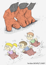 Cartoon: Guantanamo (small) by feridundemir tagged cartoon