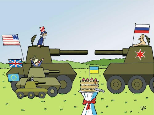 Cartoon: Aufmärsche (medium) by JotKa tagged ukraine,usa,europa,nato,russland,ostverträge,beitritte,ukraine,usa,europa,nato,russland,ostverträge,beitritte