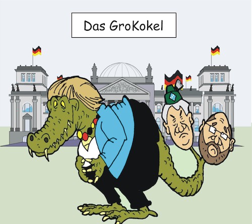 Cartoon: Das GroKokel (medium) by JotKa tagged cdu,csu,spd,merkel,schulz,seehofer,sondierungsverhandlungen,sondierungsergebnis,koalition,groko,bundestagswahl,2017,bundesregierung,politik,politiker,parteien,zukunft,union,aufbruch,investitionen,in,die,cdu,csu,spd,merkel,schulz,seehofer,sondierungsverhandlungen,sondierungsergebnis,koalition,groko,bundestagswahl,2017,bundesregierung,politik,politiker,parteien,zukunft,union,aufbruch,investitionen,in,die