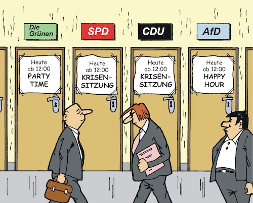 Cartoon: DES EINEN FREUD DES ANDREN LEID (medium) by JotKa tagged andrea,nahles,rücktritt,parteien,parteiämter,vorsitz,fraktion,machtkämpfe,groko,spd,cdu,grüne,afd,des,andrea,nahles,rücktritt,parteien,parteiämter,vorsitz,fraktion,machtkämpfe,groko,spd,cdu,grüne,afd