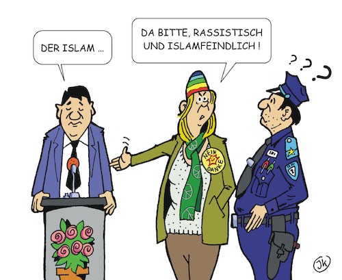 Cartoon: Deutsche Islam-Hysterie (medium) by JotKa tagged islam,islamkritik,hinterfragungen,diskussionen,politik,ideologen,ideologien,parteien,fremdenfeindlichkeit,rassismus,religionen,islam,islamkritik,hinterfragungen,diskussionen,politik,ideologen,ideologien,parteien,fremdenfeindlichkeit,rassismus,religionen