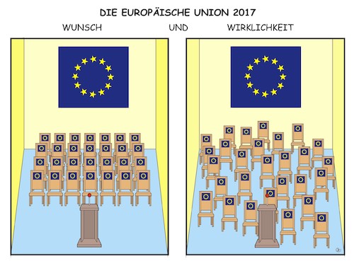 Cartoon: Die EU 2017 (medium) by JotKa tagged eu,europäische,union,europe,60,jahre,maastricht,einigkeit,zwietracht,brüssel,politik,nationalstaaten,nationalismus,euro,eurokrise,bürokratie,flüchtlingskrise,brexit,eu,europäische,union,europe,60,jahre,maastricht,einigkeit,zwietracht,brüssel,politik,nationalstaaten,nationalismus,euro,eurokrise,bürokratie,flüchtlingskrise,brexit