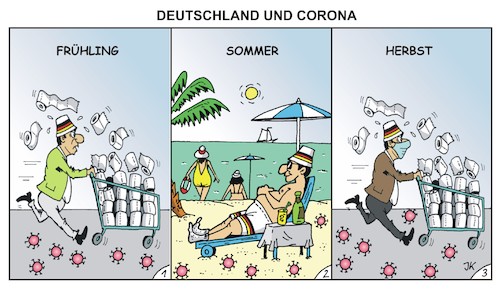 Cartoon: Es geht wieder los (medium) by JotKa tagged corona,covd19,krise,hamsterkäufe,hamsterer,urlaub,masken,clopapier,shopping,einkaufen,vorräte,corona,covd19,krise,hamsterkäufe,hamsterer,urlaub,masken,clopapier,shopping,einkaufen,vorräte