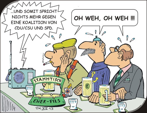 Cartoon: GroKo kommt. (medium) by JotKa tagged groko,große,koalition,spd,mitgliederbefragung,mitgliedervotum,stimmzettel,wahlunterlagen,bundesregierung,cdu,csu,grüne,linke,wähler,politiker,wahlausgang,regierungsbildung