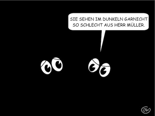 Cartoon: Gut aussehen (medium) by JotKa tagged beziehungen,er,sie,mann,frau,verhältnis,flirt,kontakte,image,liebe,erotik