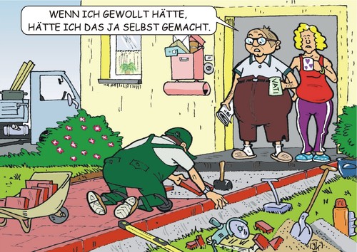 Cartoon: Heimwerker 3 (medium) by JotKa tagged heimwerker,hobby,baumarkt,heimwerker,hobby,baumarkt