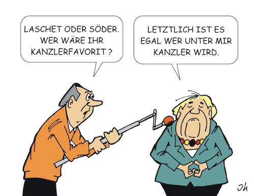 Cartoon: K-Frage (medium) by JotKa tagged merkel,laschet,söder,bundeskanzler,kanzlerfrage,bundestagswahlen,politik,parteien,merkel,laschet,söder,bundeskanzler,kanzlerfrage,bundestagswahlen,politik,parteien