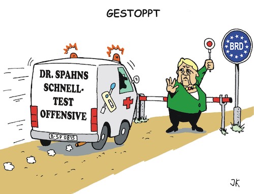 Cartoon: Kompetenzgerangel (medium) by JotKa tagged corona,pandemie,impfen,testen,schnelltests,merkel,spahn,politik,machtkämpfe,gipfelgespräche,entscheidungen,lieferungen,krankheiten,kompetenzen,kompetenzgerangel,wahlen,wahlkampf,corona,pandemie,impfen,testen,schnelltests,merkel,spahn,politik,machtkämpfe,gipfelgespräche,entscheidungen,lieferungen,krankheiten,kompetenzen,kompetenzgerangel,wahlen,wahlkampf