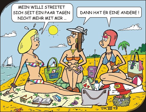 Cartoon: Logik (medium) by JotKa tagged beziehungen,freundschaft,liebe,freundin,freundinnen,ratschläge,streit,versöhnung,freund,männer,frauen