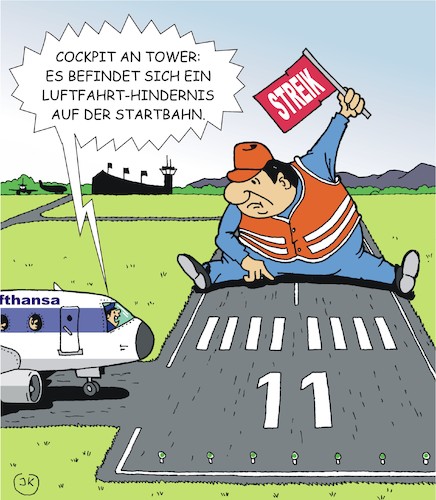 Cartoon: LUFTFAHRT HINDERNIS (medium) by JotKa tagged luftfahrthindernis,transport,verkehr,luftfahrt,flugreisen,streiks,verdi,ufo,vereinigung,cockpit,vc,luftfahrthindernis,transport,verkehr,luftfahrt,flugreisen,streiks,verdi,ufo,vereinigung,cockpit,vc