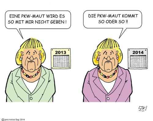 Cartoon: Mautspiele (medium) by JotKa tagged auto,pkwmaut,lkwmaut,inländer,ausländer,autofahrer,koalition,schwesternpartei,autobahn,autobahnmaut,bundesstrassen,seehofer,dobrindt,merkel,bayern,groko,wähler,finanzminister,eu,kassen