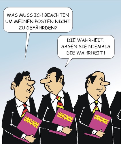 Cartoon: Minister beim Amtsantritt (medium) by JotKa tagged minister,ämter,amtsantritt,wahrheit,lügen,politik,fracktionszwang,freie,meinung,politiker,parteien,minister,ämter,amtsantritt,wahrheit,lügen,politik,fracktionszwang,freie,meinung,politiker,parteien