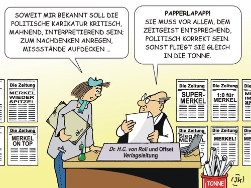 Cartoon: Politisch korrekt (medium) by JotKa tagged karikaturen,karikarutisten,presse,medien,zeitgeist,politik,verlage,verleger,kritik,mahnungen,kreativität,politiker,pressefreiheit,karikaturen,karikarutisten,presse,medien,zeitgeist,politik,verlage,verleger,kritik,mahnungen,kreativität,politiker,pressefreiheit