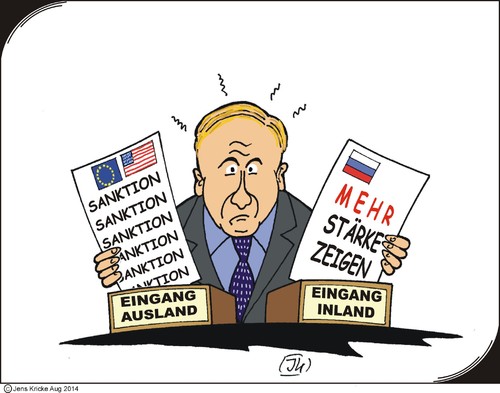 Cartoon: Post für Putin (medium) by JotKa tagged ukraine,russland,eu,usa,putin