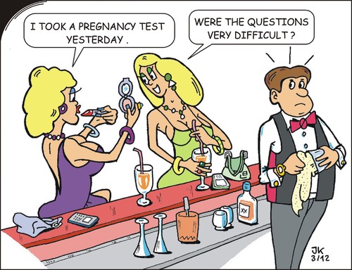 Cartoon: Pregnancy test (medium) by JotKa tagged keine