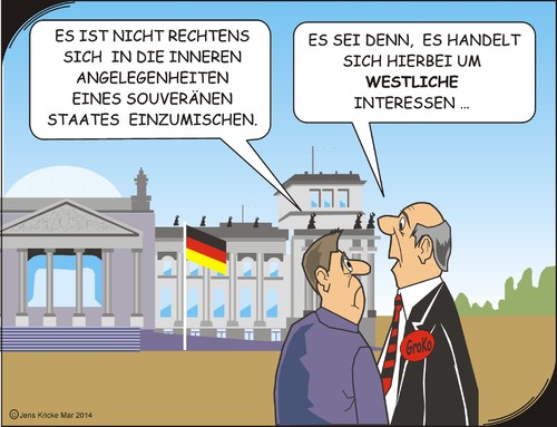 Cartoon: Rechtmäßigkeit (medium) by JotKa tagged ukraine,krim,russland,eu,usa,kontaktgruppe,experten,fachleute,politiker,wahlen,strategie,putin,merkel,obama,steinmeier,schlagzeilen,medien,krise,boykott,sanktionen,nato,raketen,raketenschirm,rohstoffe,märkte,börsen,oel,gas,pipeline,versorgung,wirtschaft,g8,g20