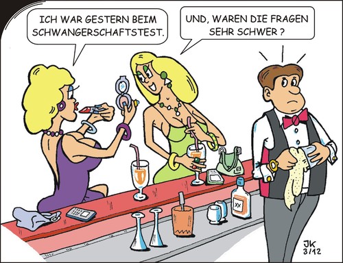 Cartoon: Schwangerschaftstest? (medium) by JotKa tagged keine