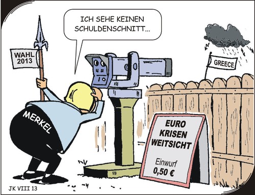 Cartoon: Sehschwäche (medium) by JotKa tagged fdp,linke,grüne,afd,spd,csu,cdu,parteien,bundesregierung,wahlkampf,wahlen,eurorettung,eu,rettungsschirm,schuldenschnitt,schulden,eurokrise,euro,scheuble,merkel