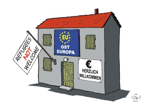 Cartoon: Solidarität (medium) by JotKa tagged solidarität,solidargemeinschaft,osteuropa,flüchtlingsquoten,flüchtlingsproblematik,unterbringung,eu,asylanten,flüchtlinge,wirtschaftsflüchtlinge,asyl,asylpolitik,einwanderung,einwanderungsgesetz,politik,parteien,politiker,asylantenheime,terror,drohung,ängste,angst,fremdenfeindlichkeit,flüchtlingsheime,zaun,abschiebung,seenot,usa,europa,afrika,mittelmeer,flüchtlingsströme,lager,erstaufnahme,experten,solidarität,solidargemeinschaft,osteuropa,flüchtlingsquoten,flüchtlingsproblematik,unterbringung,eu,asylanten,flüchtlinge,wirtschaftsflüchtlinge,asyl,asylpolitik,einwanderung,einwanderungsgesetz,politik,parteien,politiker,asylantenheime,terror,drohung,ängste,angst,fremdenfeindlichkeit,flüchtlingsheime,zaun,abschiebung,seenot,usa,europa,afrika,mittelmeer,flüchtlingsströme,lager,erstaufnahme,experten