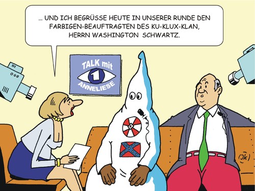 Cartoon: Talkshow-Wahn (medium) by JotKa tagged talkshow,ard,öffentliche,rechtliches,fernsehen,islamismus,islamisten,is,terror,geschmack,konvertieden,islam,terrorismus,kukluxklan,frauenbeauftragte,talkshow,ard,öffentliche,rechtliches,fernsehen,islamismus,islamisten,is,terror,geschmack,konvertieden,islam,terrorismus,kukluxklan,frauenbeauftragte