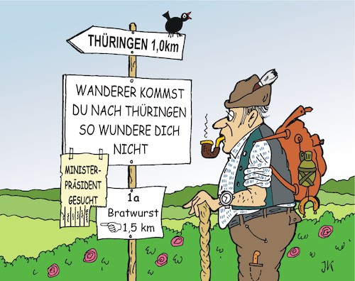 Cartoon: Thüringen (medium) by JotKa tagged thüringen,landtagswahl,ministerpräsident,ministerpräsidentenwahl,ramelow,kemmerich,höcke,merkel,kramp,karrenbauer,linke,cdu,fdp,afd,koalitionen,mehrheiten,zirkus,thüringen,landtagswahl,ministerpräsident,ministerpräsidentenwahl,ramelow,kemmerich,höcke,merkel,kramp,karrenbauer,linke,cdu,fdp,afd,koalitionen,mehrheiten,zirkus