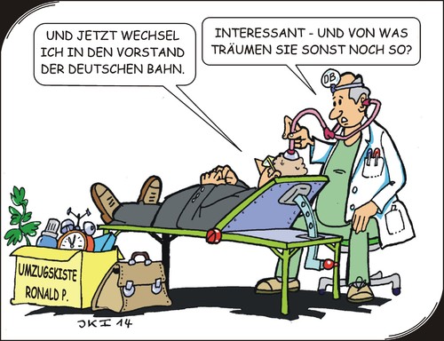 Cartoon: Träume (medium) by JotKa tagged verkehrsm,verkehrsminister,widerstand,aufsichtsrat,vorstandssitzung,bahnvorstand,abstellgleis,versorgung,postengeschacher,insiderwissen,vorteilsnahme,schmiergelder,bestechung,lobbyisten,lobby,ministerposten,minister,bundesbahn,bahn,deutsche,db,cdu,pofalla