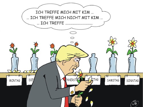 Trump und Kim