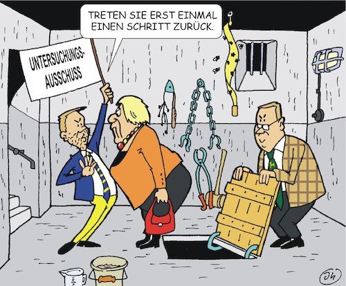 Cartoon: Untersuchungsausschuß (medium) by JotKa tagged untersuchungsausschuß,merkel,gauland,lindner,cdu,fdp,afd,bamfkrise,bamfaffäre,migration,flüchtlingskrise,grenzöffnung,immigration,untersuchungsausschuß,merkel,gauland,lindner,cdu,fdp,afd,bamfkrise,bamfaffäre,migration,flüchtlingskrise,grenzöffnung,immigration