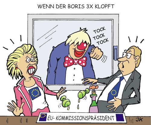 Wenn der Boris 3x klopft