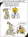 Auf der Halloweenparty