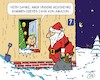 Cartoon: Auf verlorenem Posten (small) by JotKa tagged weihnachtszeit,christmas,shopping,geschenke,geschenkekauf,handel,verkauf,umsatz,kommerz,kommerzialsierung,stress,weihnachtsstress,heilig,abend,wirtschaft,finanzen,kirche,kirchliche,feste,traditionen,weihnachtsmann,internet,internetshopping,amazon,bescherung