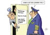 Cartoon: Auf Zimmersuche (small) by JotKa tagged transport verkehr luftfahrt piloten copiloten ärzte psychiater psychologen phsychologie irrenhaus patienten krankenkasse krankheit stress burnout flugzeug anstalt