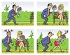 Cartoon: Blumen (small) by JotKa tagged blumen blumenstrauß verabredung meeting treffen park parkbank er sie mann frau liebe leidenschaft lust leid enttäuschungen beziehungen flirt flirten