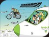 Cartoon: Da oben - Up in the sky (small) by JotKa tagged luftfahrt piloten stewardess moped nsu quickly visionen täuschungen illusionen überraschungen flugzeug motoren geschwindigkeit aviation pilots motorcycle visions illusions surprises aircraft engines power speed