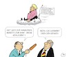 Cartoon: Das große Schweigen (small) by JotKa tagged bundesanstalt für migration bremen asyl asylanträge innenministerium skandale affären merkel bundeskanzleramt richtlinienkompetenz bundeskanzlerin bamf