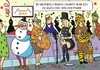 Cartoon: Ein wilder Feger (small) by JotKa tagged karneval fasching rosenmontag weiberfastnacht party feier bar sektbar musik tanz mann frau er sie sex erotik liebe partnerschaft schneemann schornsteinfeger tiger