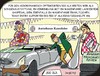 Cartoon: Einstiegshilfe (small) by JotKa tagged automobilindustrie design windkanal spritverbrauch optimierung unbequem unübersichtlich rückenleiden bandscheibenvorfälle operation arzt artisten verkauf verkäufer modellwechsel autosalon iaa adac avd automobilaustellung fachhandel schrotthandel gesundhei