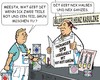 Cartoon: Farbmischungen (small) by JotKa tagged landtagswahl thüringen spd die linke ramelow gabriel ministerpräsident wahl wähler grünen machtspiele koalitionen test bundestagswahl 2017 merkel maler malermeister lehrling stift farben pinsel mischungen farbpalette rot grün