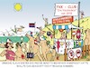 Cartoon: Geschäfte (small) by JotKa tagged geschäftsideen,handel,verkauf,einzelhandel,existenzgründer,strand,umsätze,preise,kalkulation,sonne,meer,fkk,bademode,baden,schwimmen,urlaub,job,arbeitsplatz,sex,erotik