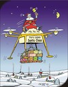 Cartoon: Ho ho ho (small) by JotKa tagged amazon drohne weihnachten weihnachtsmann weihnachtsgeschenke traditionen rentiere santa claus feste feiern internet internethandel fortschritt moderne technik winterlandschaft schnee drone christmas traditions reindeer celebrations progress modern technol