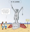 Cartoon: In 100 Jahren (small) by JotKa tagged trump,mauer,mexico,vergangenheit,geschichte,usa,erinnerung,denkmal