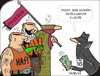 Cartoon: Intelligenz gesucht (small) by JotKa tagged bundesnachrichtendienst verfassungsschutz terroristische gruppe rechtsradikalismus linksradikalismus salafismus terrorismus verbindungsleute datenschutz innere sicherheit terrorabwehr innenminister innenministerkonferenz