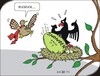 Cartoon: Kuckucks-Ei (small) by JotKa tagged snowden whistleblower nsa abhöraffaire bundesregierung ströbele merkel gabriel seehofer bnd spd csu cdu grüne asyl bündnispartner email putin obama