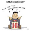 Cartoon: Little Drummerboy (small) by JotKa tagged nordkorea,usa,trump,atomschlag,krieg,krise,koreakrise,atomwaffen