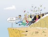 Cartoon: Lockerungen (small) by JotKa tagged coronakrise cronaregeln covid19 enschränkungen lockerungen restaurants urlaubsreisen fussball politik politiker