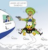Cartoon: Luftpirat (small) by JotKa tagged lukaschenko,minsk,belaruss,weissrussland,ryanair,piraten,luftverkehr